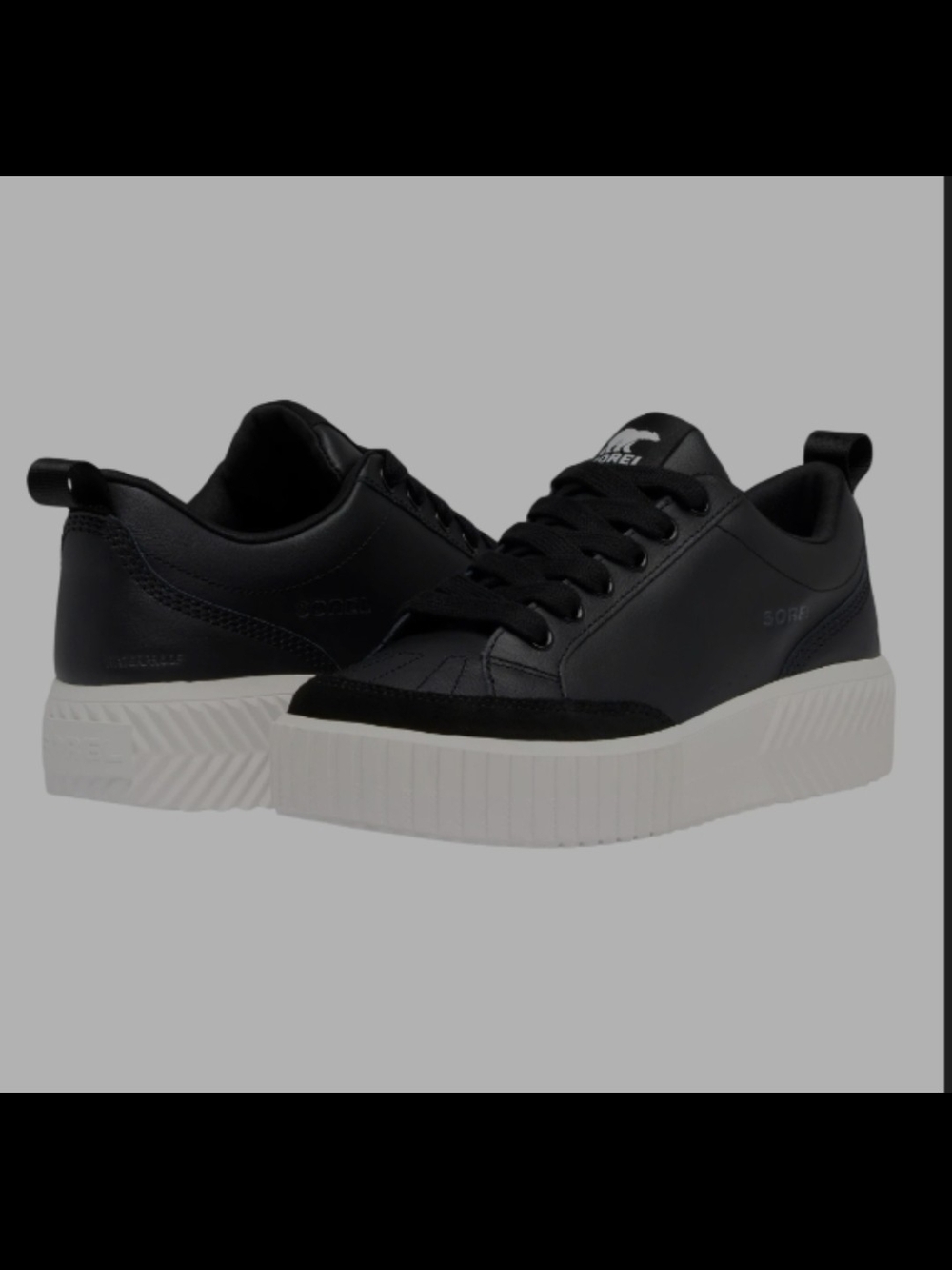 Sorel Platform Waterproof Leather Sneakers,Casual,women's 9.5